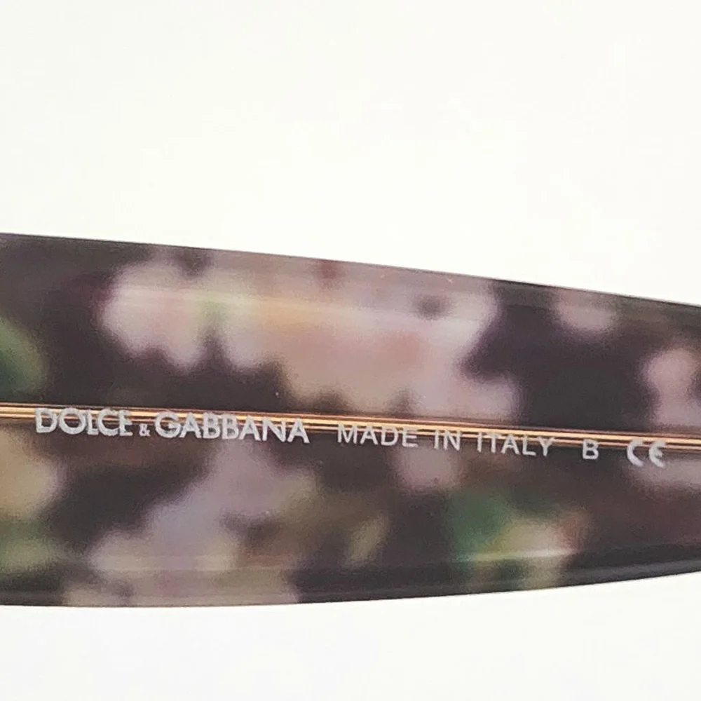 DOLCE & GABBANA Floral Acetate Square Sunglasses DG 4231 - Picture 10 of 10
